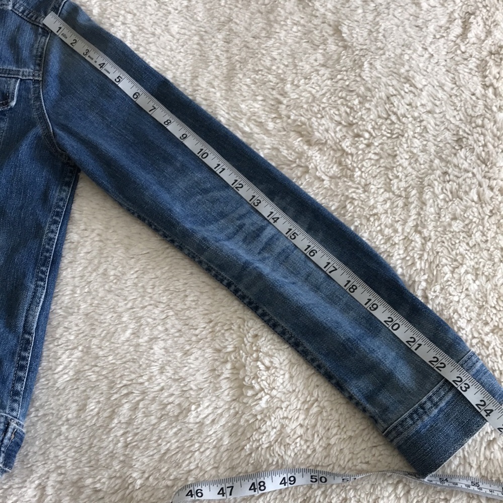 AG Distressed Denim Jacket - Size XS - Picture 9 of 11